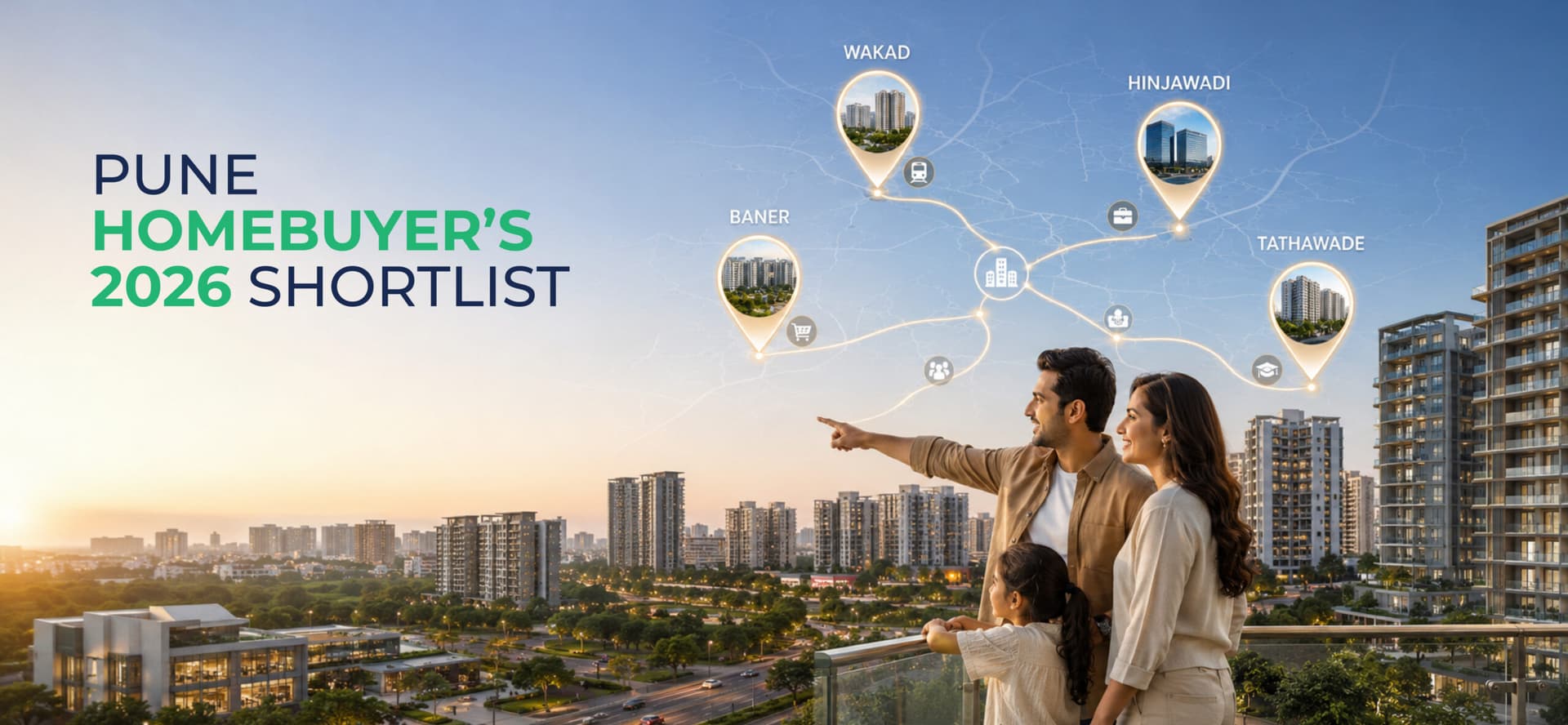 Pune Homebuyer’s 2026 Shortlist: How to Choose Between Wakad, Baner, Hinjawadi and Tathawade